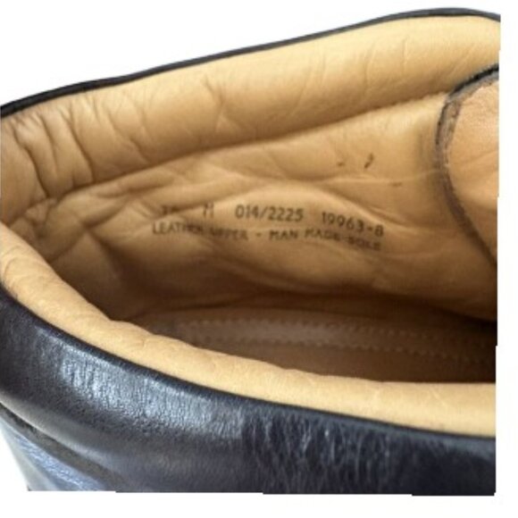 Black Italian Leather Boots